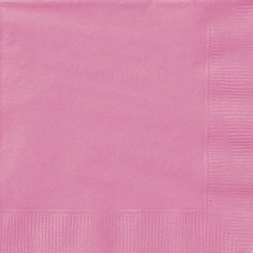 Szalvéta rózsaszín 25cm 20db