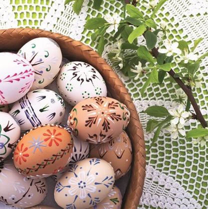 Szalvéta húsvéti tojások hagyományos 33cm 20db