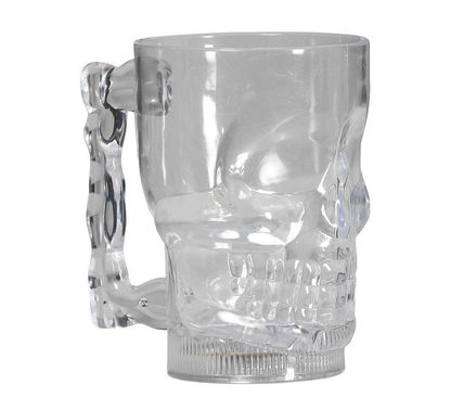 LED pohár Koponya 700ml 10x14cm