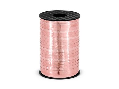 Léggömb kötözőszalag rózsaszín arany 225m