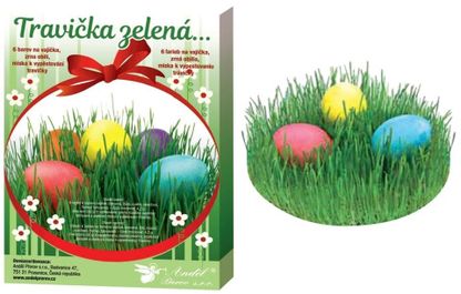 Dekorkészlet húsvéti tojásokhoz Zöld fű