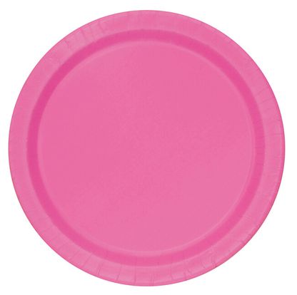 Kistányér rózsaszín 17cm 8db