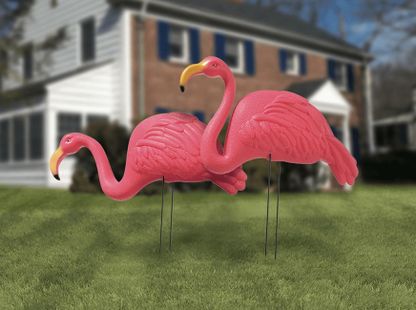 Kerti dekoráció Flamingó rózsaszín 2db